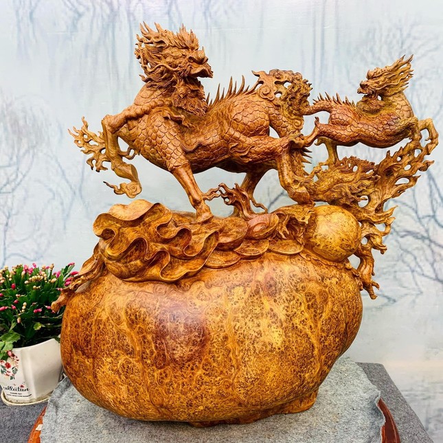 Tượng gỗ An Huy giữ gìn giá trị trong đời sống, kinh doanh qua các sản phẩm phong thủy ảnh 4