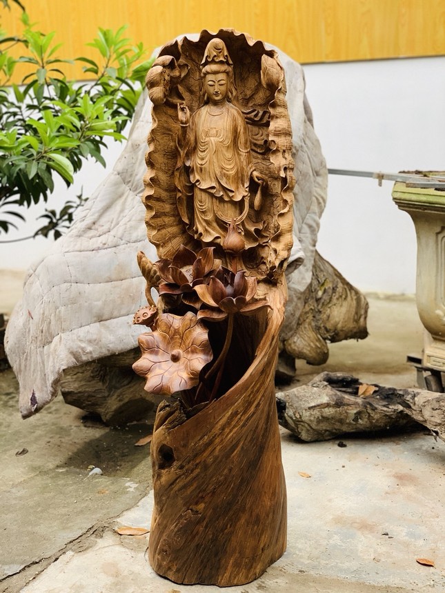Tượng gỗ An Huy giữ gìn giá trị trong đời sống, kinh doanh qua các sản phẩm phong thủy ảnh 5