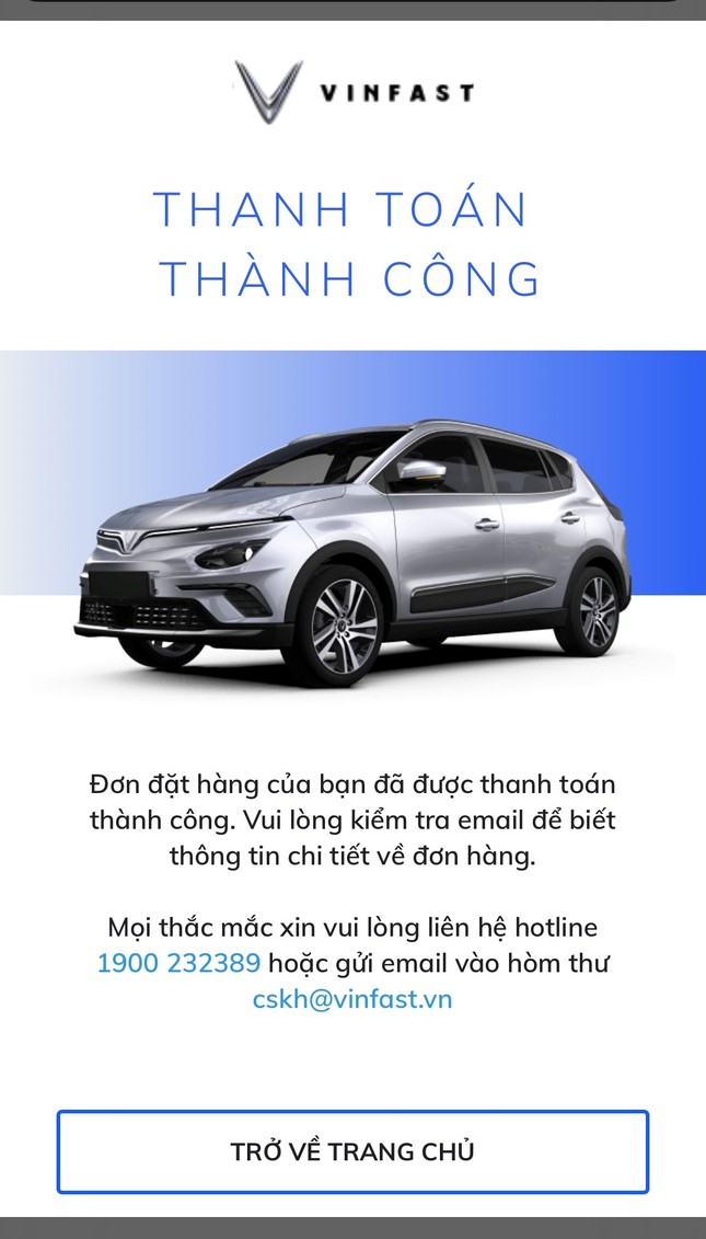 Đặt cọc xe điện VinFast VFe34 dễ dàng chỉ trong 2 phút ảnh 9