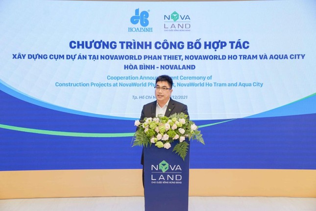 Hòa Bình cùng Novaland ký kết hợp tác xây dựng các cụm dự án quy mô lớn ảnh 2