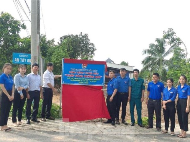 Tuổi trẻ Bình Dương giúp đường quê sáng rực ảnh 1