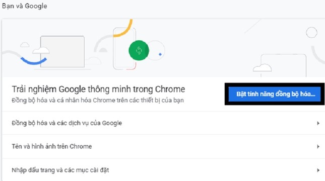 Hướng dẫn bật tính năng đồng bộ hóa trên Google Chrome ảnh 2