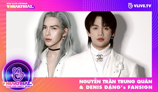 Uni5, Nguyễn Trần Trung Quân - Denis Đặng tổ chức fansign tại V heartbeat Year End ảnh 1
