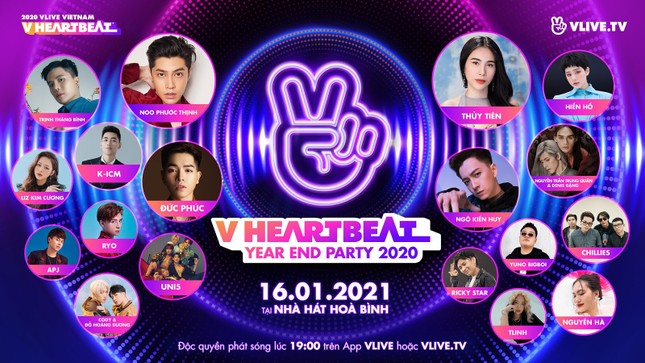 Uni5, Nguyễn Trần Trung Quân - Denis Đặng tổ chức fansign tại V heartbeat Year End ảnh 5
