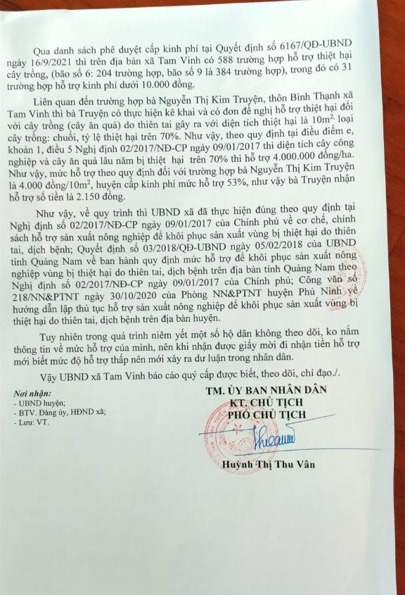 Hỗ trợ thiệt hại bão chỉ... 2.000 đồng: Yêu cầu kiểm điểm từ xã đến huyện ảnh 2