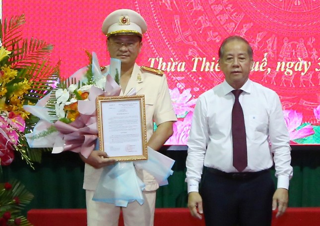 Bổ nhiệm Thượng tá Nguyễn Thanh Tuấn giữ chức vụ Giám đốc Công an tỉnh TT-Huế ảnh 1