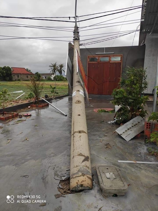 Hơn 400 cột điện đổ la liệt sau bão số 5: Tạm dừng sử dụng cột dự ứng lực ảnh 4