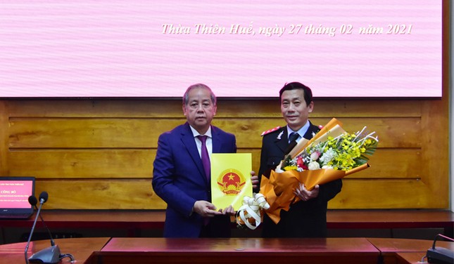 Bổ nhiệm hai Phó chánh Thanh tra tỉnh TT-Huế ảnh 1