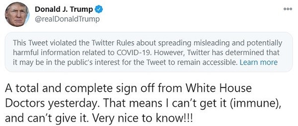 Tổng thống Trump liên tục bị các mạng xã hội “thổi còi”, hết Facebook lại đến Twitter ảnh 1