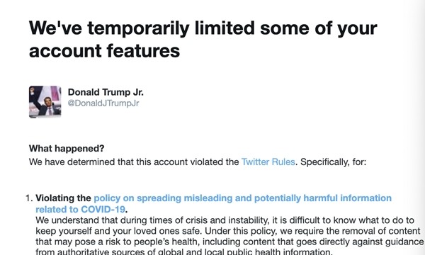 Các con số bất ngờ về bài đăng của Tổng thống Trump, Twitter xác nhận có thể “cấm cửa” ông ảnh 2