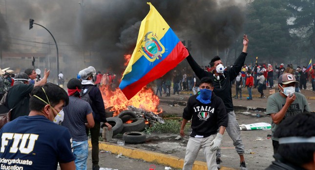 Ecuador: Biểu tình kéo dài, hơn 1.000 người bị thương, hàng trăm người bị bắt ảnh 1