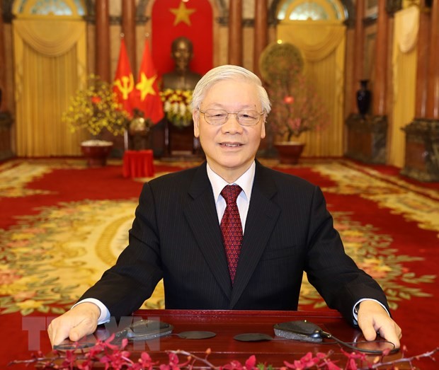 Tổng Bí thư, Chủ tịch nước Nguyễn Phú Trọng chúc Tết Canh Tý 2020 ảnh 1