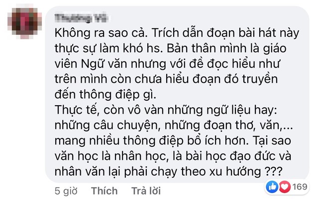 Lời bài hát của JACK được đưa vào đề thi Ngữ văn: Sáng tạo, mới lạ nhưng gây tranh cãi ảnh 7