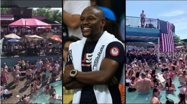 Võ sĩ Mayweather thác loạn ở hộp đêm khi cách ly COVID- 19 ảnh 1
