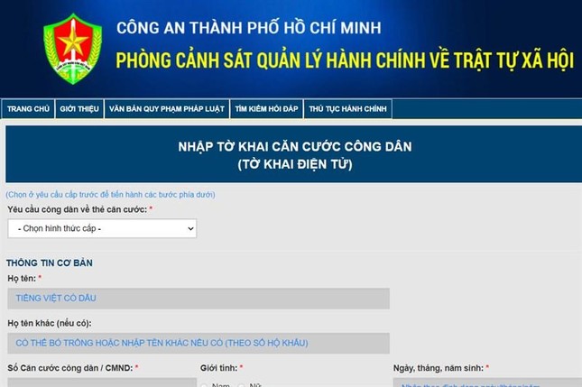 Cách đăng ký làm Căn cước công dân gắn chíp ngay tại nhà, hỗ trợ cả người đăng ký tạm trú ảnh 2