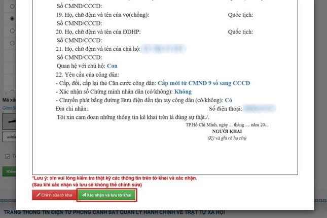 Cách đăng ký làm Căn cước công dân gắn chíp ngay tại nhà, hỗ trợ cả người đăng ký tạm trú ảnh 8