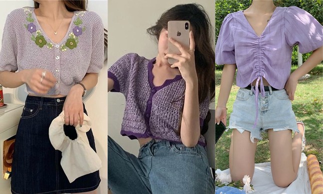Dù không phải "gam màu của năm" nhưng sắc tím lại đang siêu hot Hè này ảnh 1