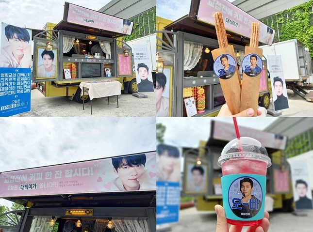 Fan nhà Hyun Bin chơi lớn, mở hẳn đại tiệc sang chảnh chiêu đãi đoàn làm phim ảnh 1