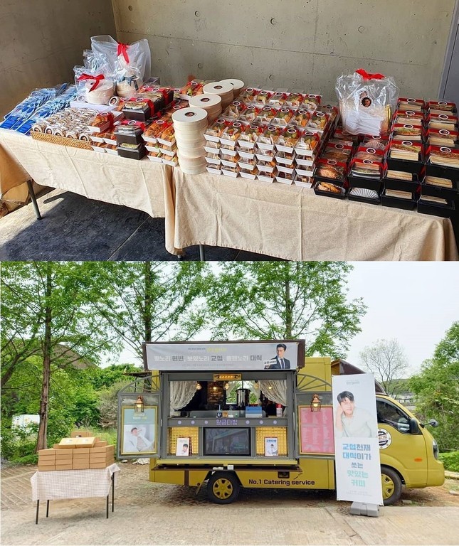 Fan nhà Hyun Bin chơi lớn, mở hẳn đại tiệc sang chảnh chiêu đãi đoàn làm phim ảnh 5