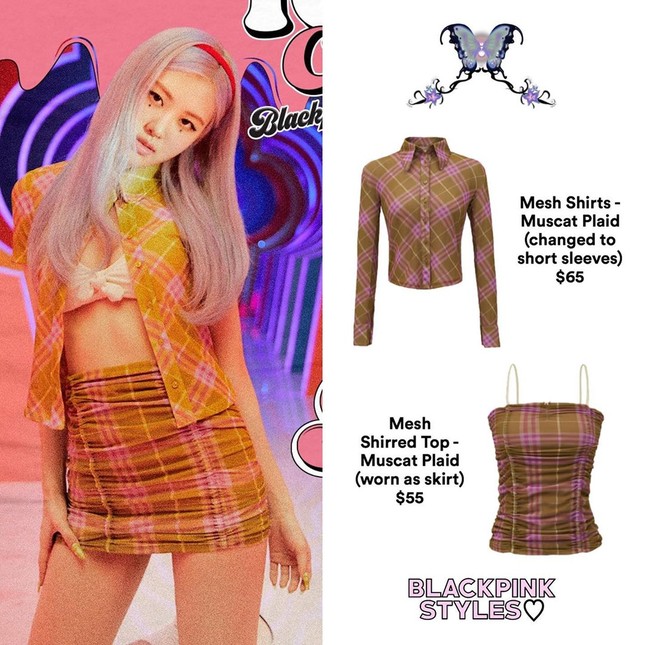 Stylist của BLACKPINK “hô biến” áo thành chân váy trong trang phục của teaser “Ice Cream” ảnh 6