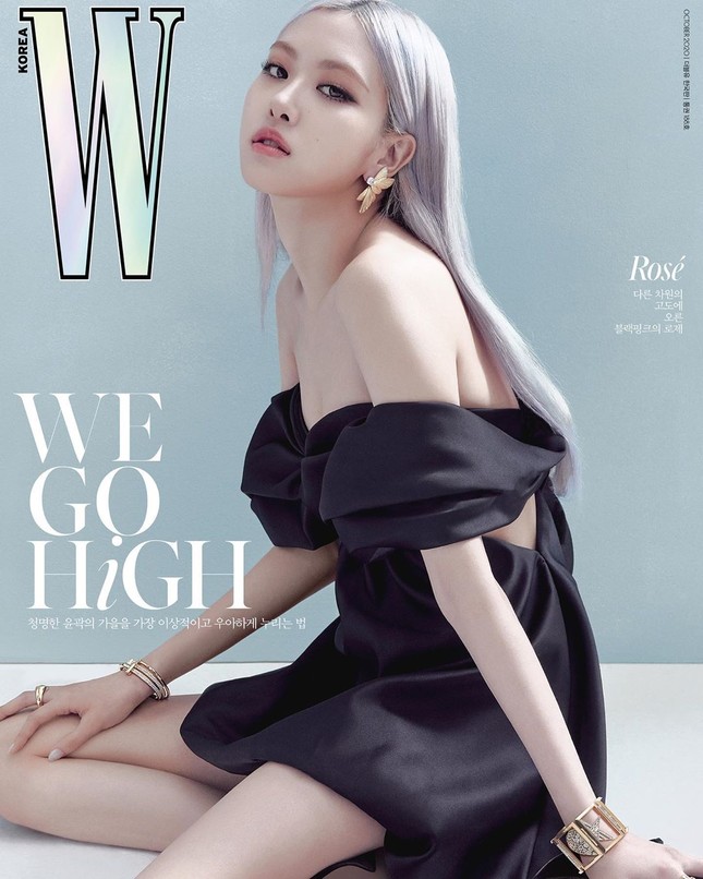 Rosé BLACKPINK xinh đẹp như một đóa hồng kiêu sa trên bìa tạp chí W Hàn tháng 10 ảnh 1