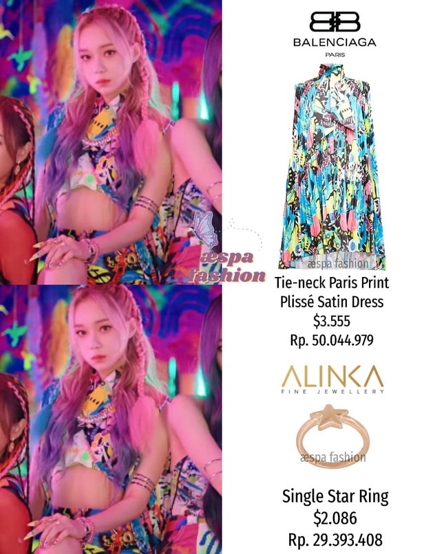 Stylist của aespa gây choáng với màn cắt xẻ chiếc váy 82 triệu thành crop-top cho Winter ảnh 2