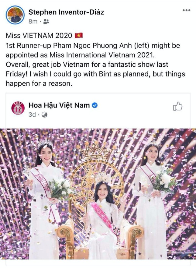 Hoa Hậu Việt Nam 2020: Á hậu Phương Anh gây chú ý trên đấu trường nhan sắc quốc tế ảnh 2