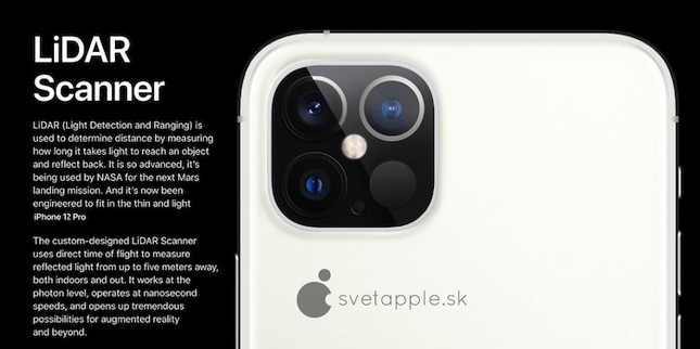 Ngắm thiết kế iPhone 12 Pro đẹp “quên lối về” với màn hình siêu to, camera LiDAR ấn tượng! ảnh 3