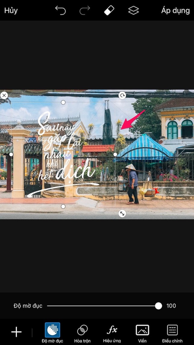 Hướng dẫn cách chỉnh ảnh “Sau này hãy gặp lại nhau khi hết dịch” để “khoe” lên MXH ảnh 11