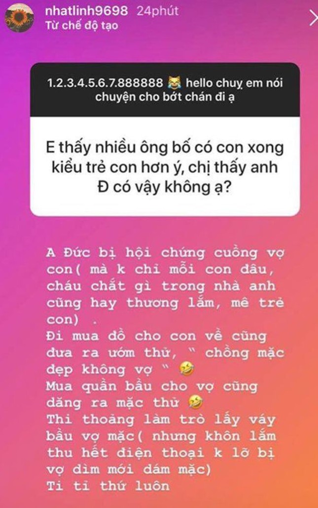 Vợ Văn Đức tiết lộ “tật xấu” của chồng, chàng cầu thủ liền có hành động gây chú ý ảnh 3