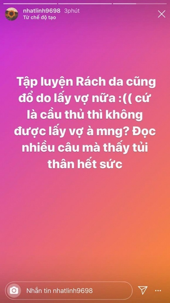 Vợ Văn Đức nhận chỉ trích khi chồng bị chấn thương và đây là phản ứng của nam cầu thủ ảnh 1