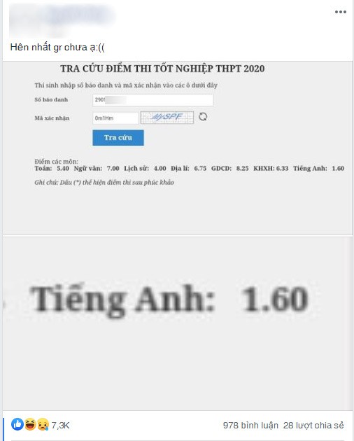 Hội teen 2K2 đua nhau khoe bảng điểm thi tốt nghiệp THPT: Có tất cả nhưng “thiếu Anh“! ảnh 2