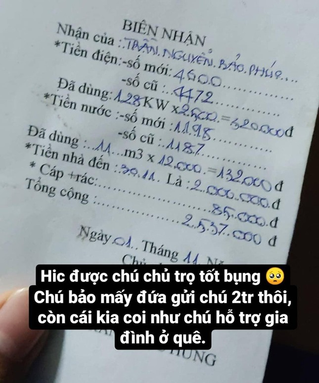 Chia sẻ yêu thương: Chủ nhà trọ tốt bụng giảm giá tiền thuê nhà cho sinh viên Quảng Ngãi ảnh 1