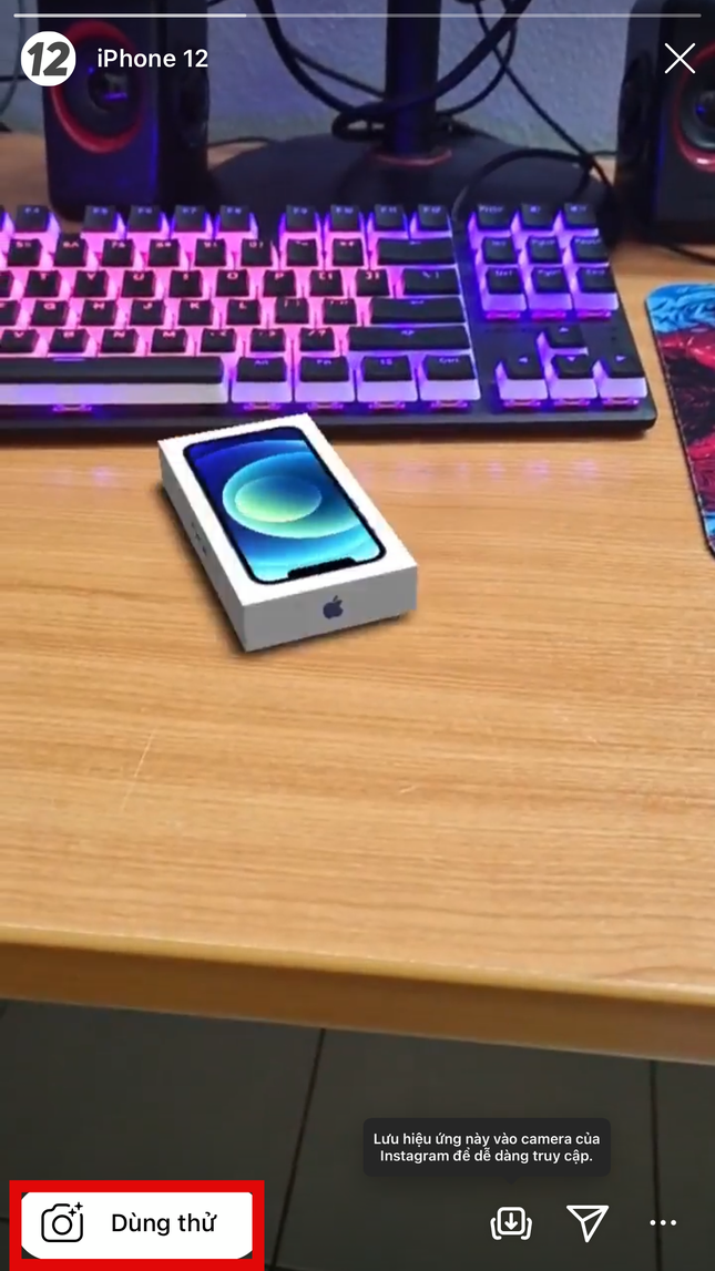 Hướng dẫn “sống ảo“: Chỉ vài thao tác đơn giản trên Instagram là bạn đã “sở hữu” iPhone 12 ảnh 4