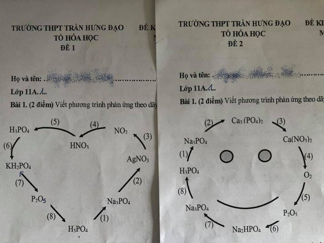 Cách ra đề kiểm tra bá đạo của giáo viên môn Hóa: Học sinh nhìn vào đều phải bật cười! ảnh 1