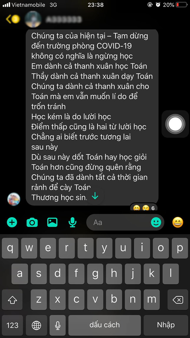 “Văn mẫu” Chúng Ta Của Hiện Tại (Sơn Tùng M-TP) được thầy giáo “cải biên” thành thông báo nghỉ học ảnh 1