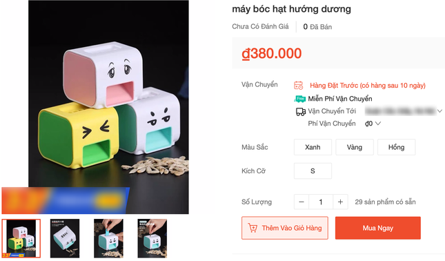Hí hửng lên mạng mua máy bóc vỏ hạt hướng dương tự động, liệu có “thần thánh” như quảng cáo? ảnh 3