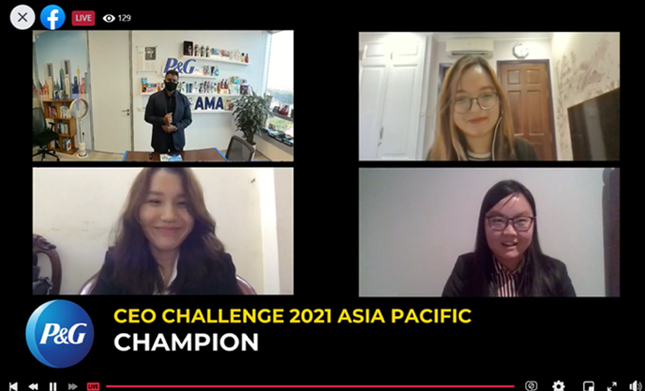 3 cô gái Việt Nam xuất sắc vào vòng Chung kết toàn cầu cuộc thi "P&G CEO Challenge 2021" ảnh 2