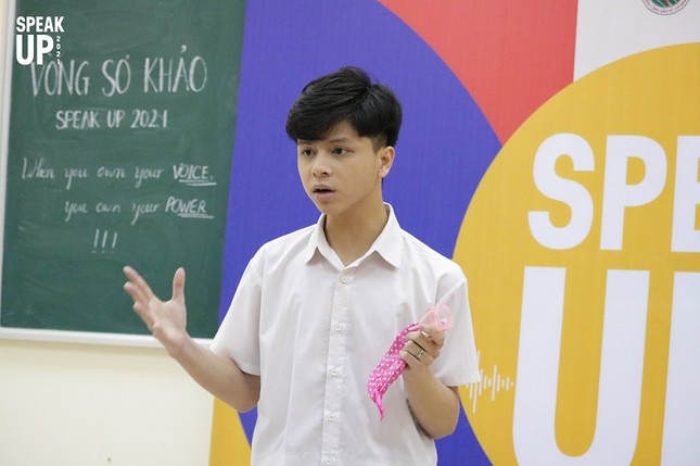 Ấn tượng với dàn thí sinh tài năng tại Vòng Sơ khảo “Speak Up 2021” của sinh viên Báo chí ảnh 9