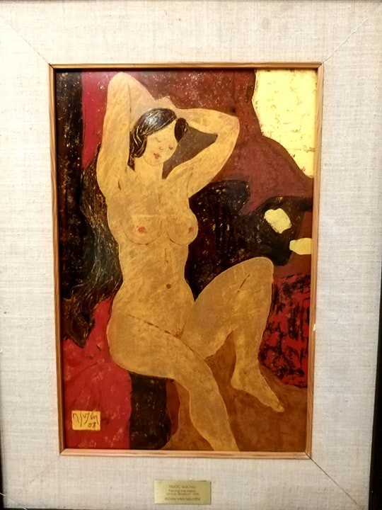 Vì sao tranh nude sơn mài của Đoàn Văn Nguyên giá cao? ảnh 2