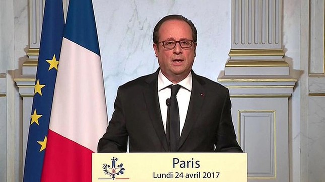 Tổng thống Pháp kêu gọi người dân ủng hộ ứng viên Macron ảnh 1