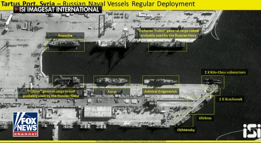 11 chiến hạm Nga đồng loạt rời cảng Syria giữa lúc Mỹ doạ tấn công ảnh 1