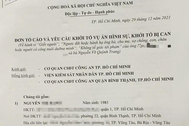 Mẹ ruột bé gái 8 tuổi tử vong làm đơn đề nghị xử lý hình sự cả người cha ảnh 1