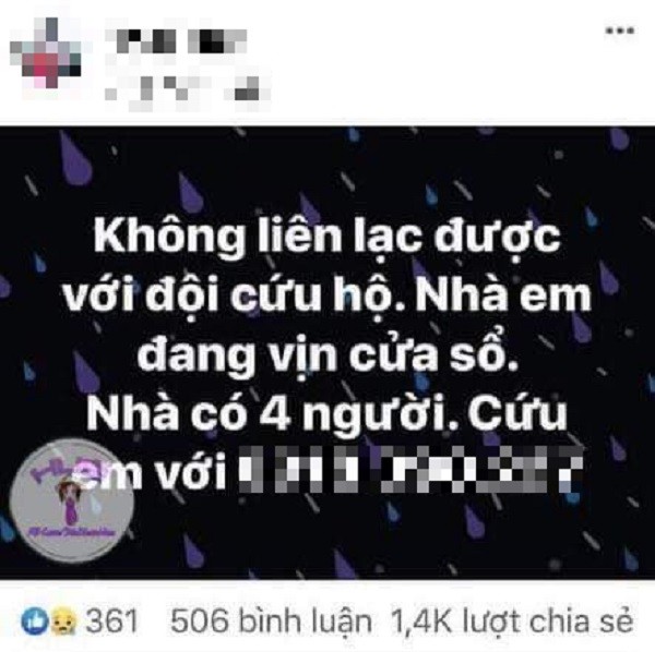 Rạng sáng 18/10: Nước lũ lên nhanh, người dân Quảng Trị kêu cứu trên mạng xã hội ảnh 5