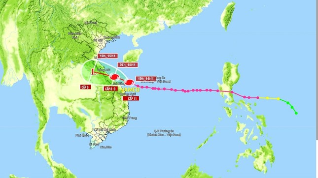 Cập nhật tình hình bão Vamco: Sông Hàn (Đà Nẵng) nước tràn bờ, đảo Lý Sơn mất điện ảnh 1