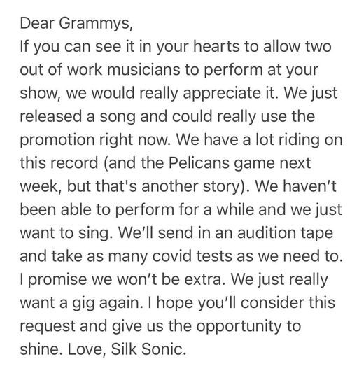 Giỡn “nhây” như Silk Sonic: “Ứng tuyển” vào team của BTS để được biểu diễn tại Grammys ảnh 6