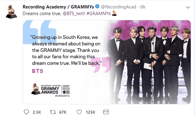 NÓNG: Không chỉ tham dự, BTS sẽ có sân khấu của riêng mình tại Grammys 2021! ảnh 4