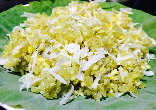 Món ngon Hà Nội: Những thúng xôi thơm phức ấm lòng giữa ngày Hà Nội mưa phùn gió lạnh ảnh 2