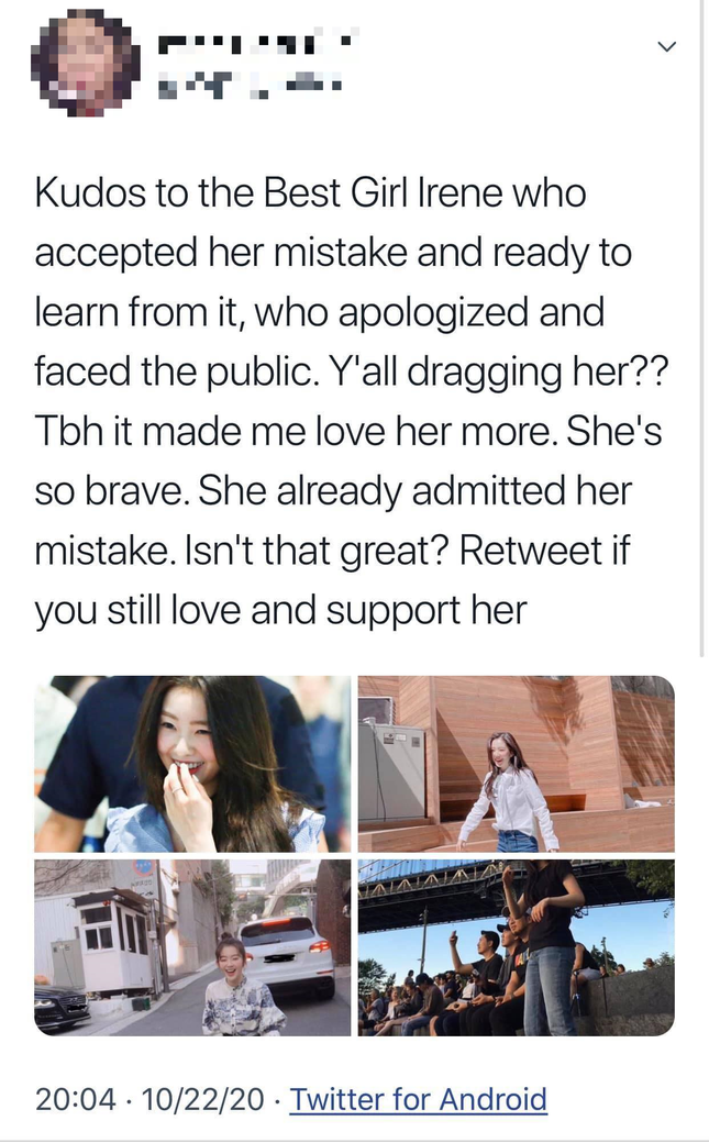 Cuộc chiến của fan quốc tế và netizen Hàn còn nóng hơn cả scandal lăng mạ của Irene ảnh 5