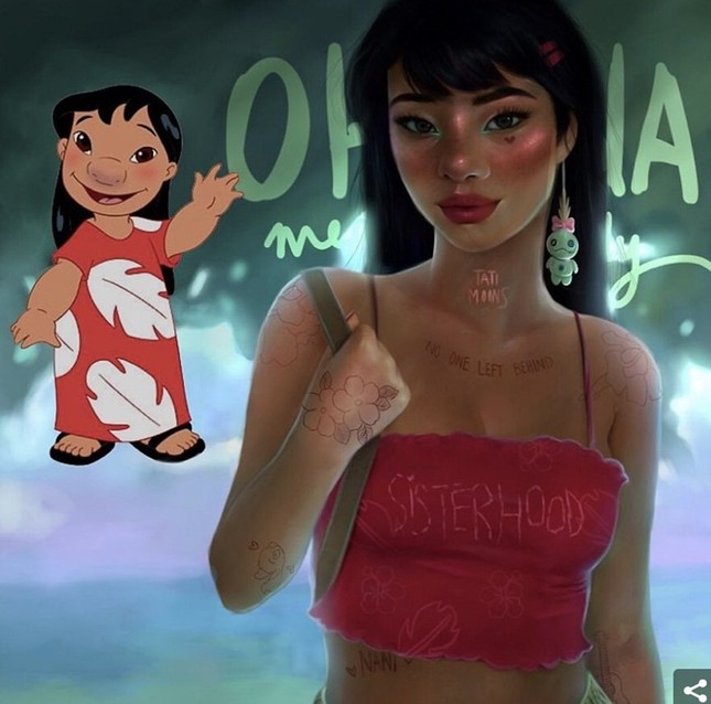 Loạt nhân vật hoạt hình được nhân cách hóa, đỉnh nhất là Lilo trong “Lilo & Stitch“ ảnh 2